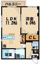 クラージュの物件間取画像